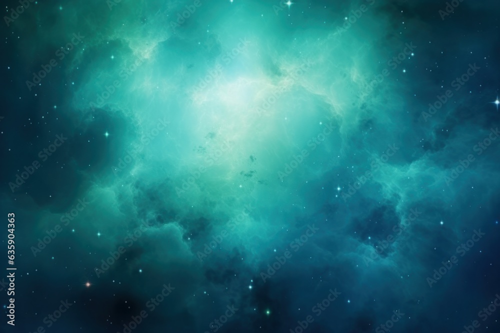 Green abstracr space background