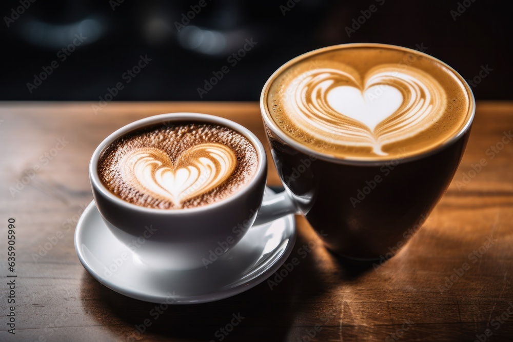 Cup of coffee with heart