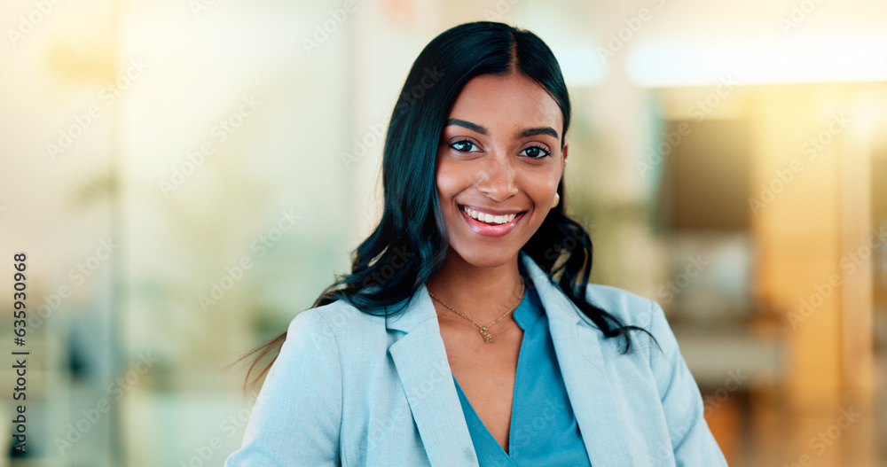 Successful female executive typing or reading an email. Confident business woman using a computer at