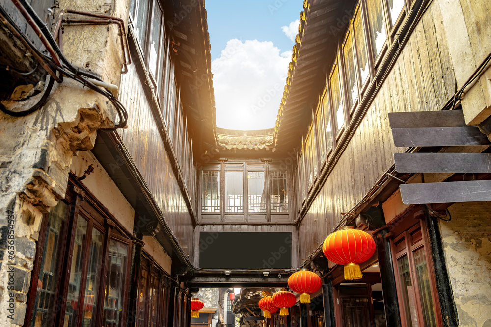 Traditional Architecture in Zhouzhuang Ancient Town