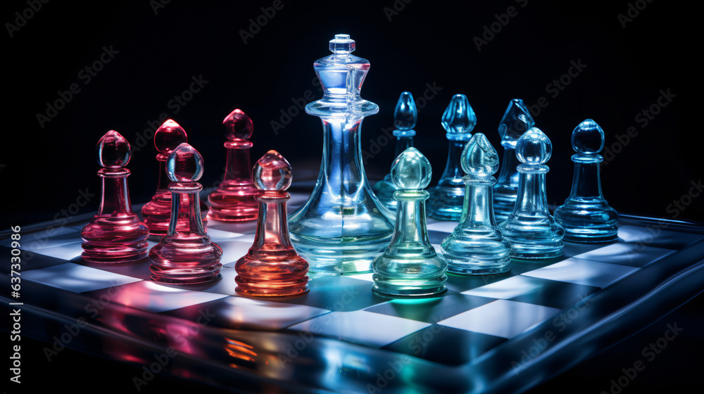 Glass chess