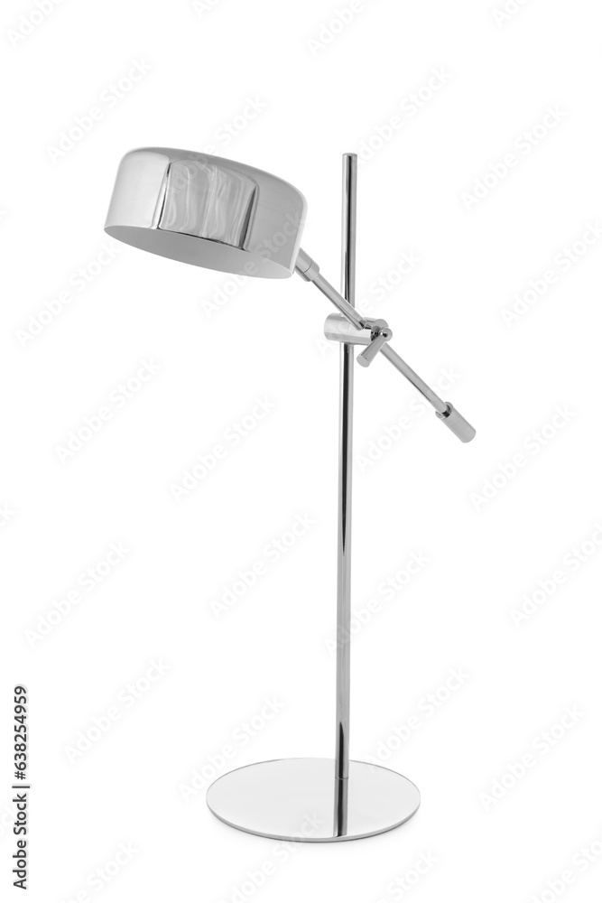 Table lamp on white background