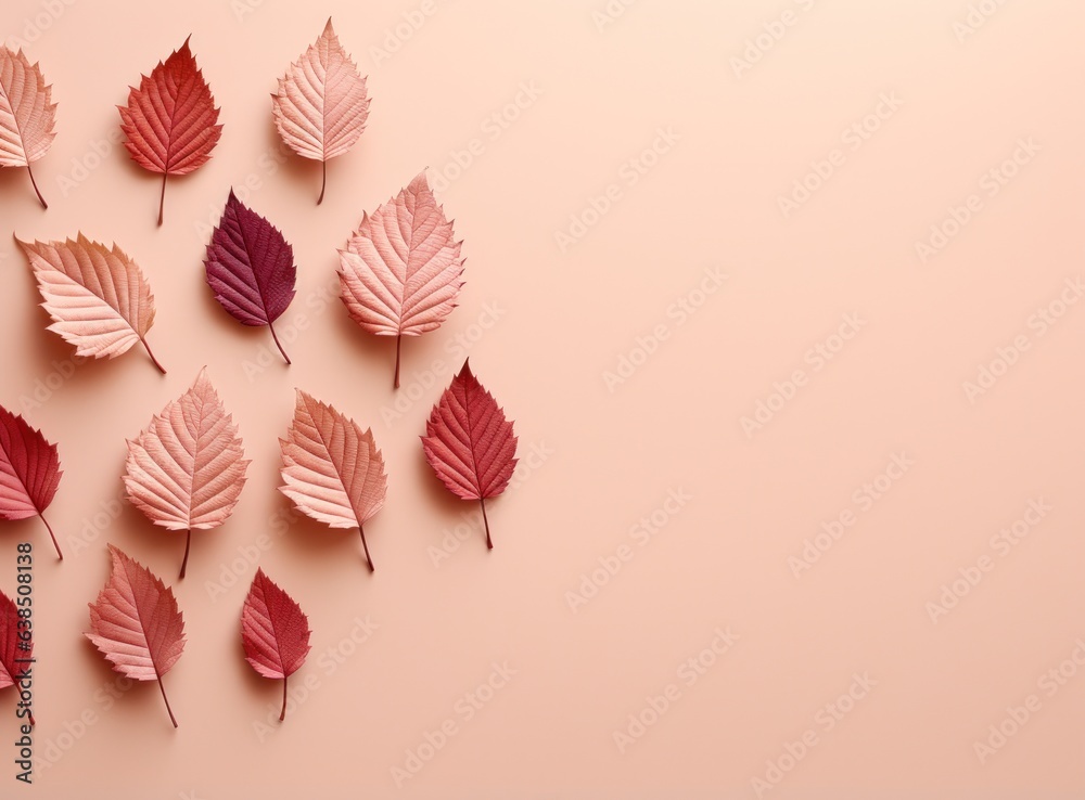 Autumn leaves background