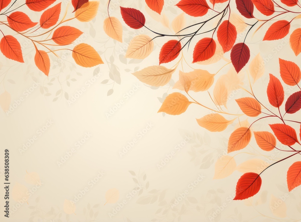 Autumn leaves background