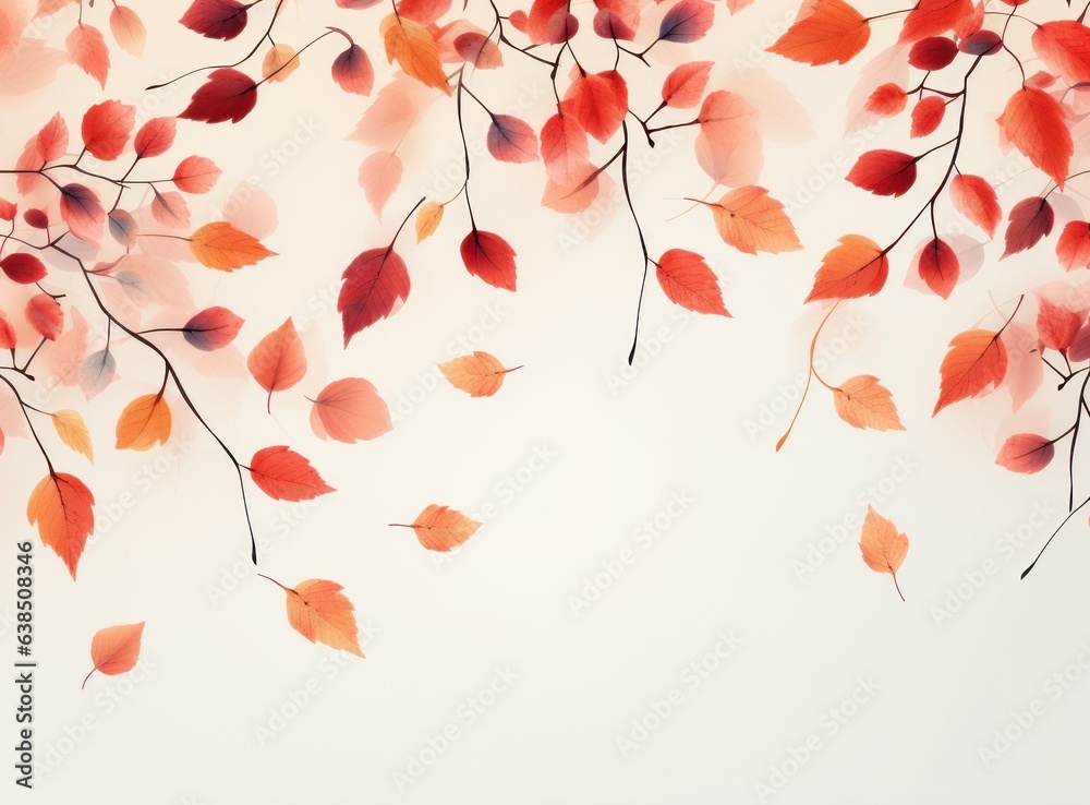 Autumn leaves background