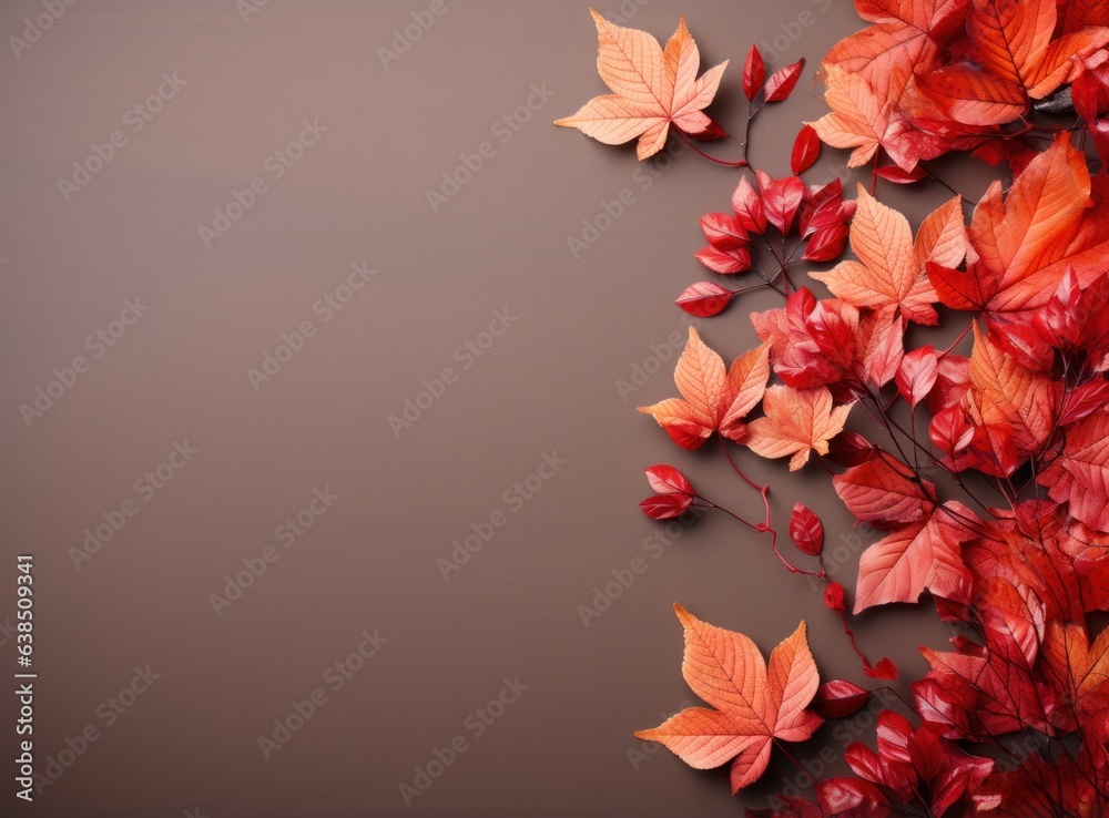 Autumn leaves background