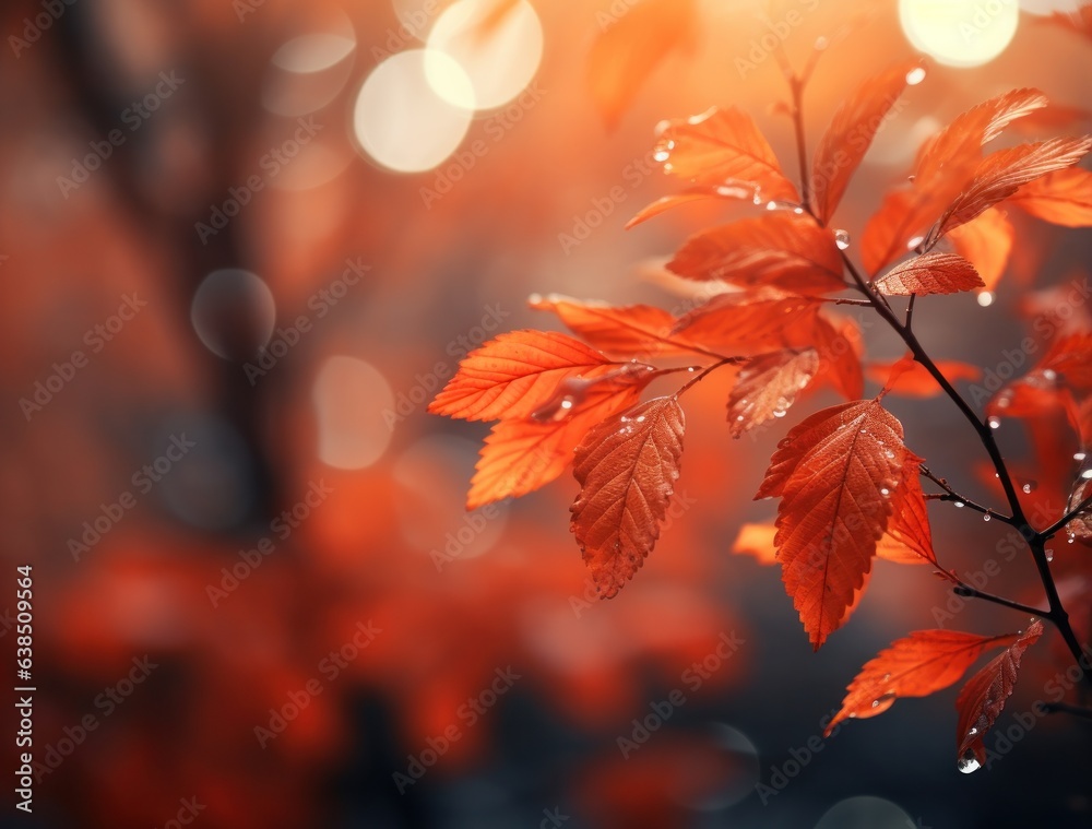 Autumn leaves background