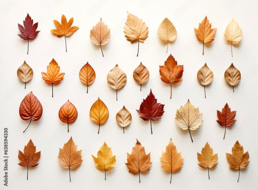 Autumn leaves collection