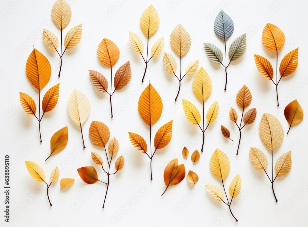 Autumn leaves collection