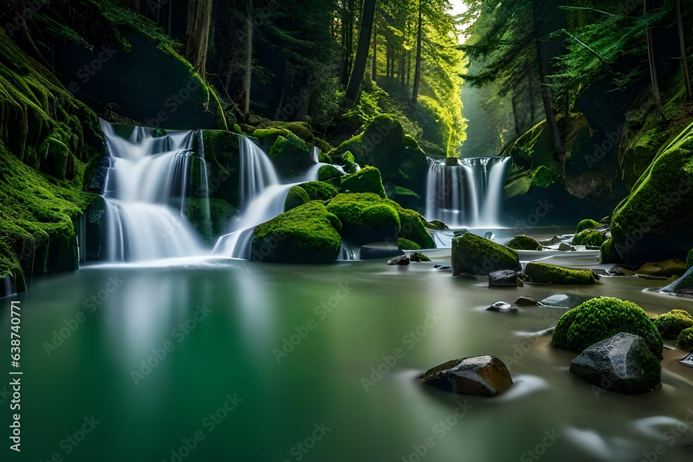 waterfall in the forest