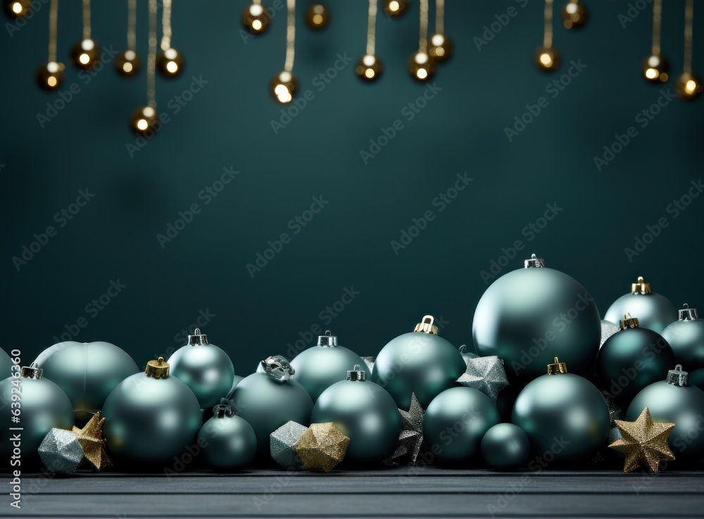 Green Christmas background