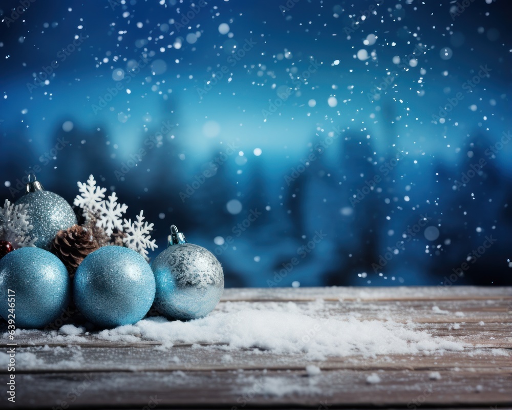 Blue Christmas background