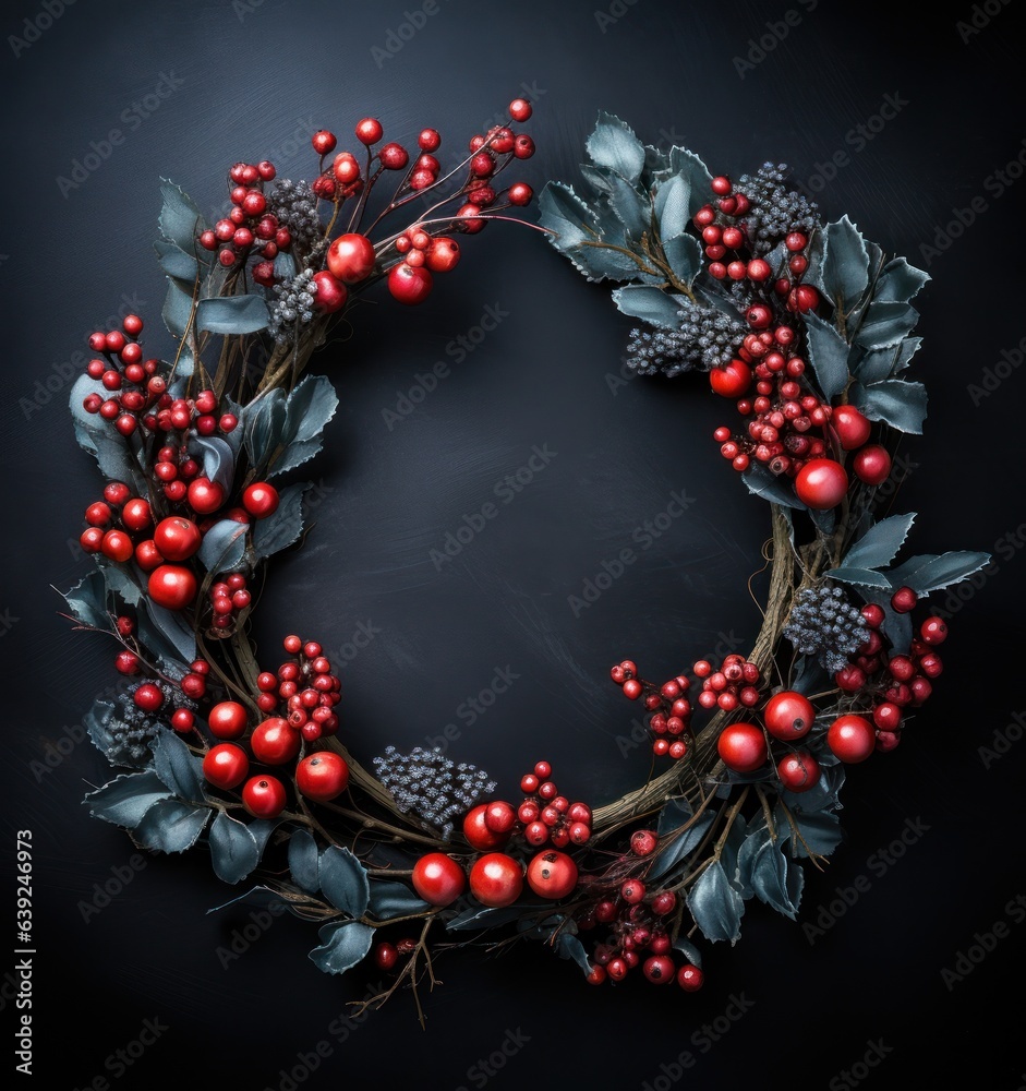 Christmas harry acacia juniper wreath