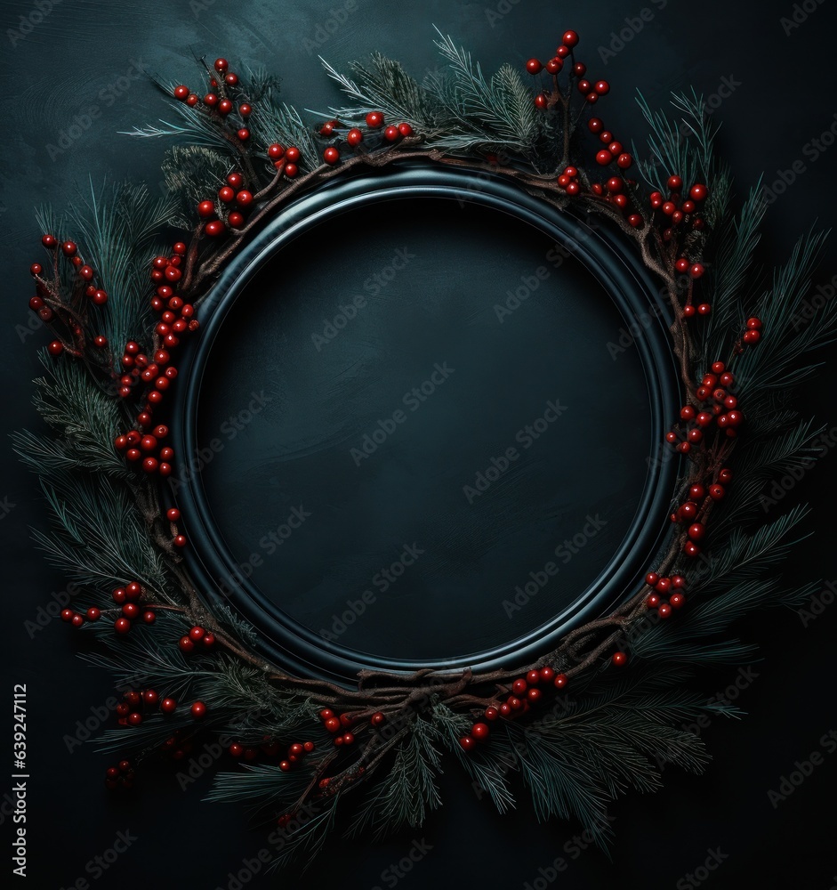 Christmas harry acacia juniper wreath