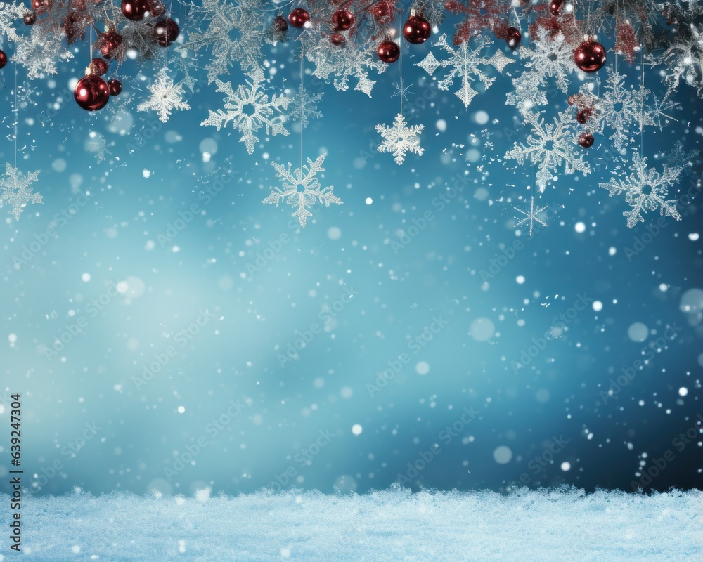 Blue Christmas background