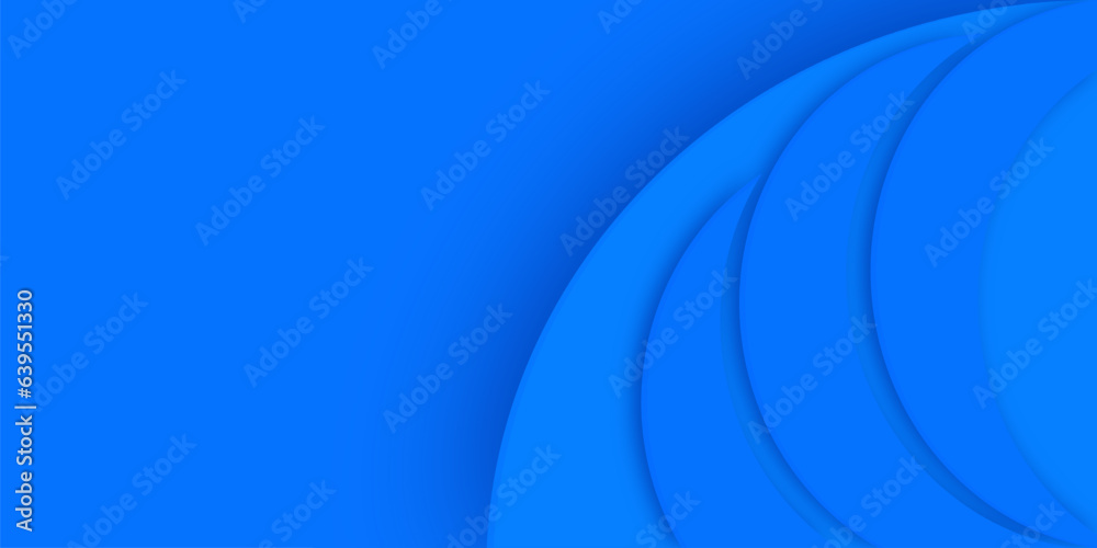 Abstract geometric shape blue background. Vector illustration.