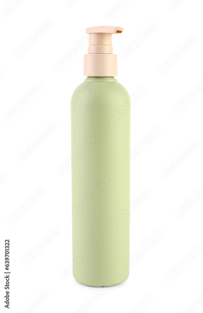 Cosmetic bottle isolated on white background