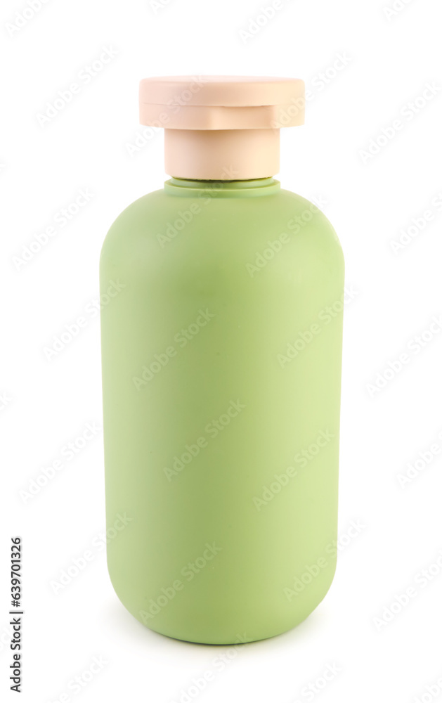 Cosmetic bottle isolated on white background