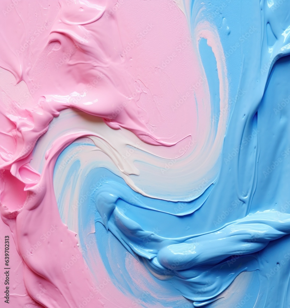 Pink and blue painted background