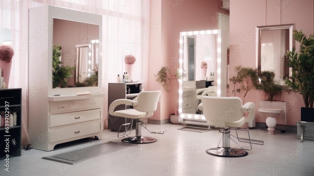 Beauty salon interior