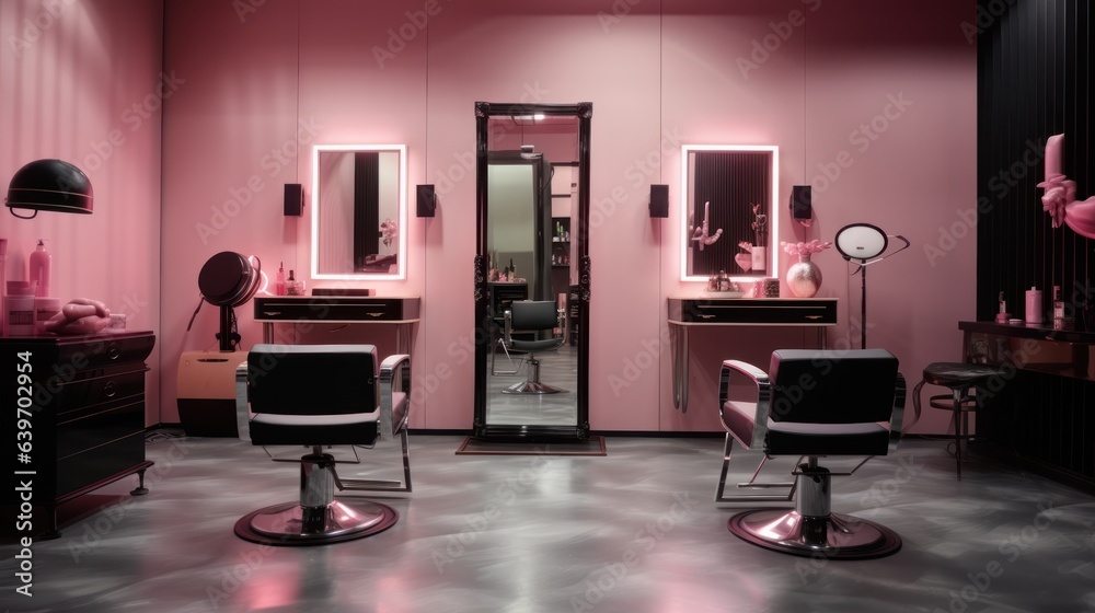 Beauty salon interior