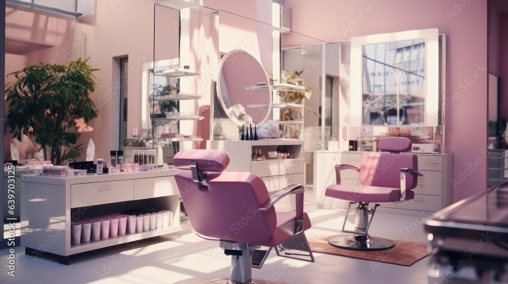 Beauty salon interior