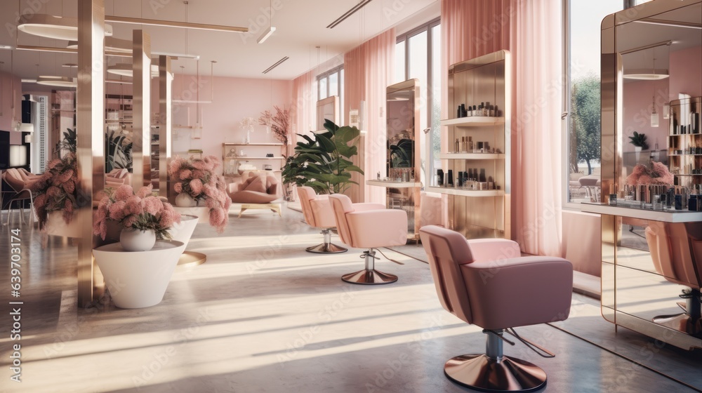 Beauty salon interior