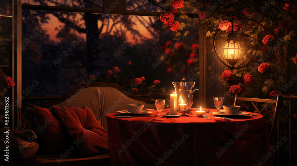 Romantic dinner