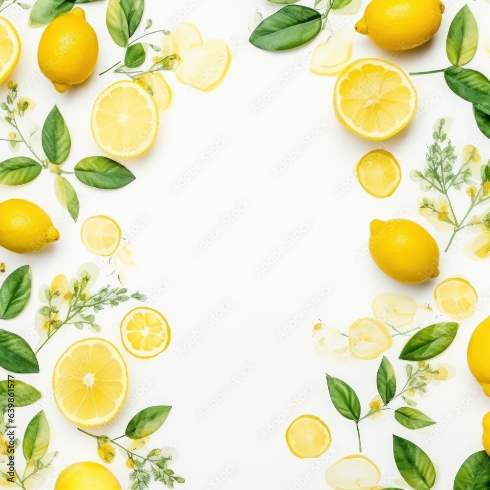 Lemon natural background