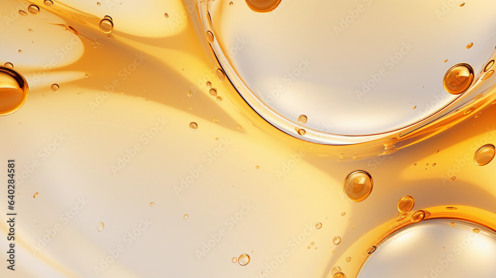 Artificial Intelligence Elegance: Abstract Oil Bubbles in Fluid Splashes