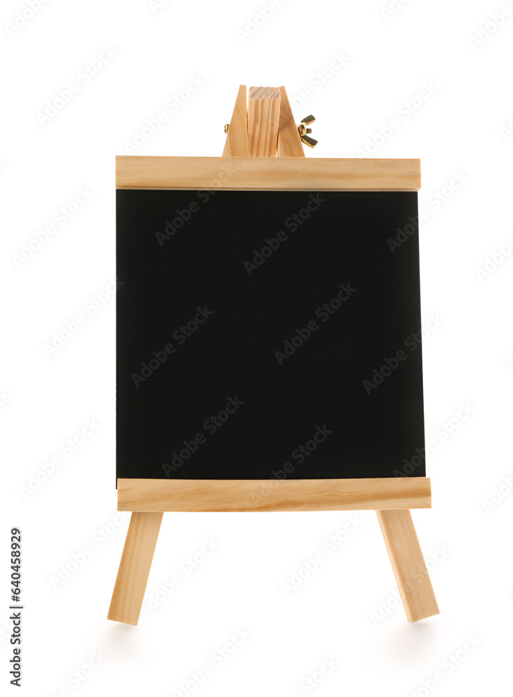 Decorative easel isolated on white background