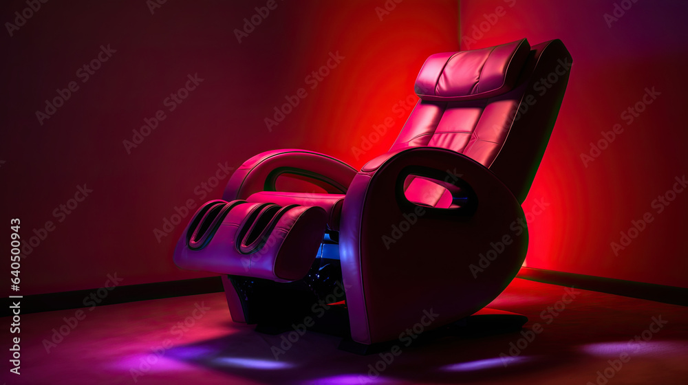 An electric massage chair. Generative Ai