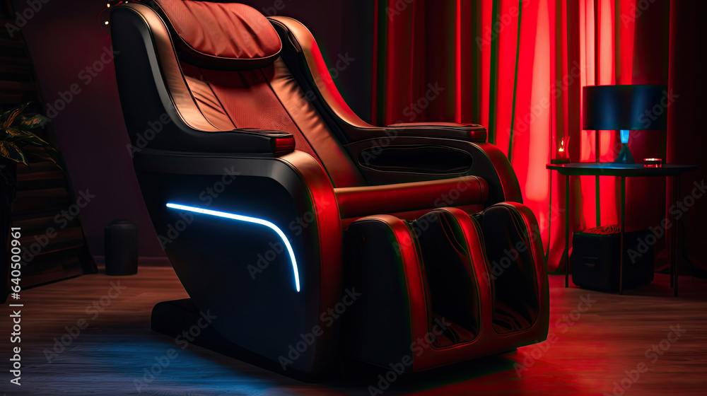 An electric massage chair. Generative Ai