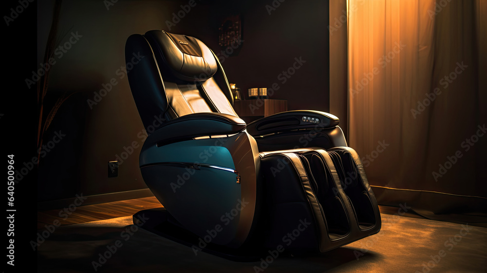 An electric massage chair. Generative Ai