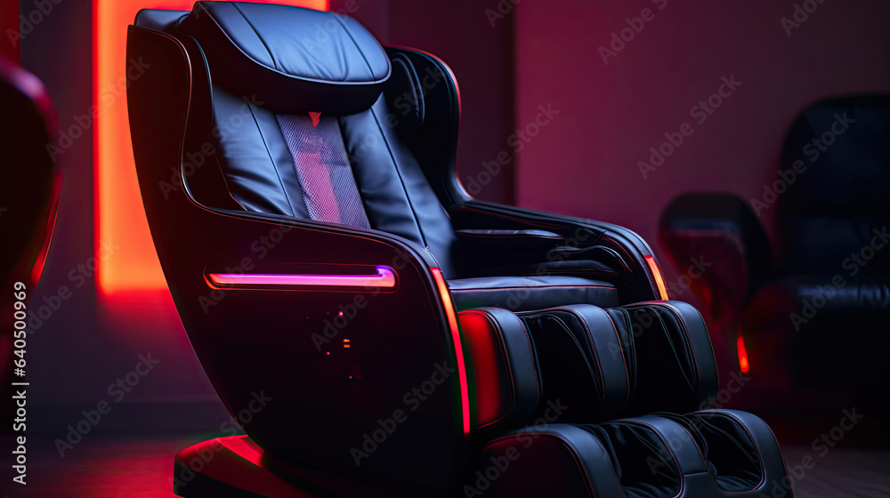 An electric massage chair. Generative Ai