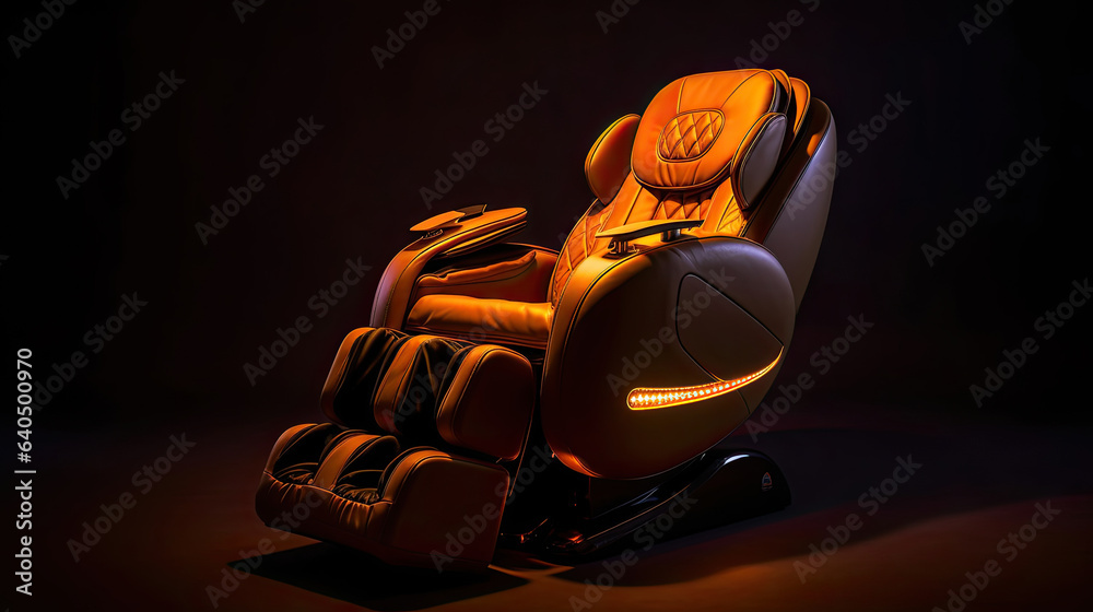 An electric massage chair. Generative Ai