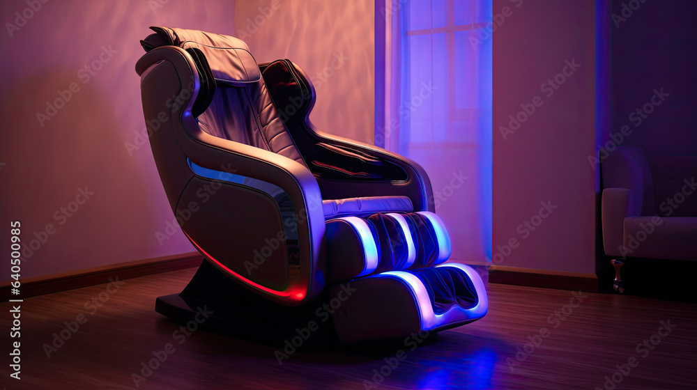 An electric massage chair. Generative Ai