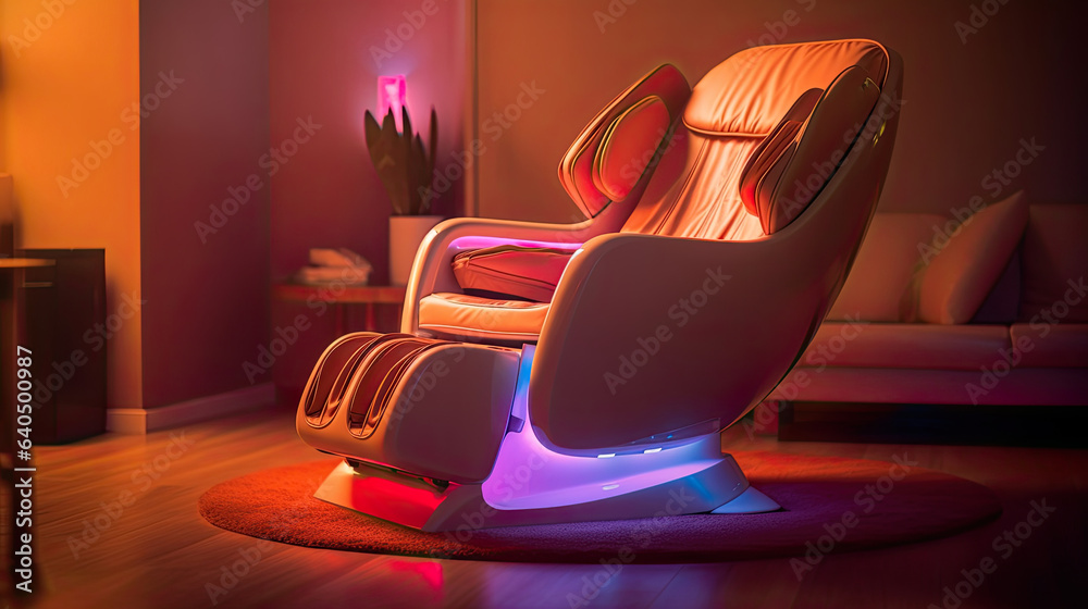 An electric massage chair. Generative Ai