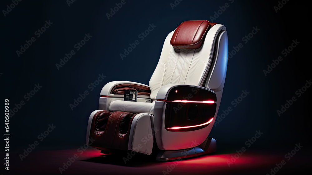 An electric massage chair. Generative Ai