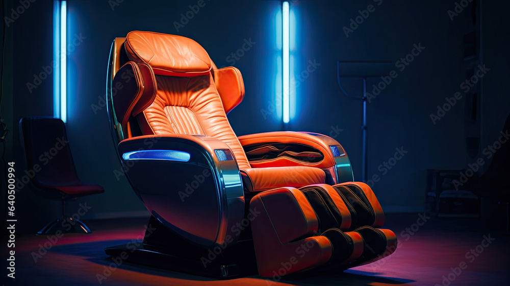 An electric massage chair. Generative Ai