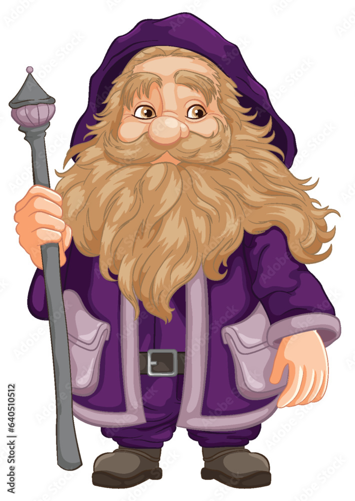 The Wise Old Wizard in a Purple Hoodie