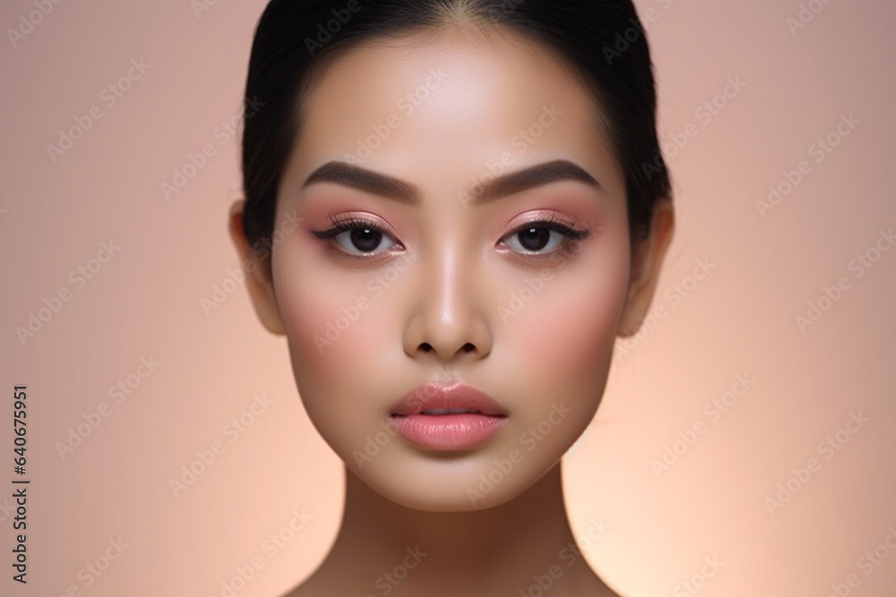 Asian fashion model portrait