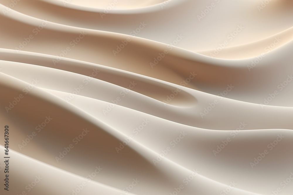 Silky textured water ripple light beige background, minimalist background, modern art style backdrop