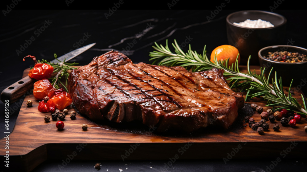 Grilled T-bone steak