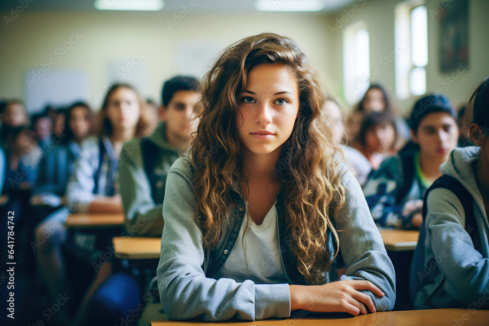 students in classroom