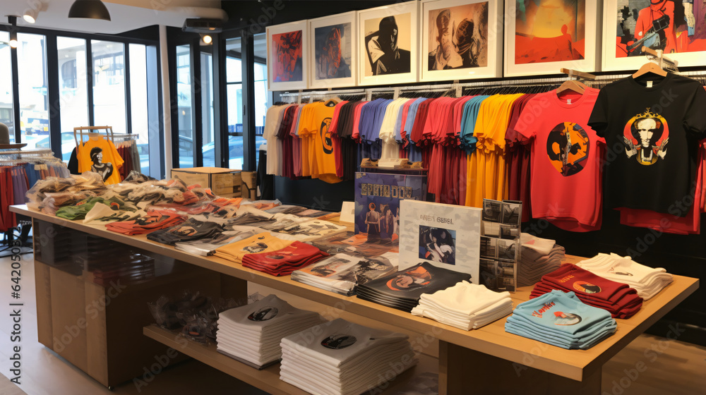 Music Merchandise Pop Up Store