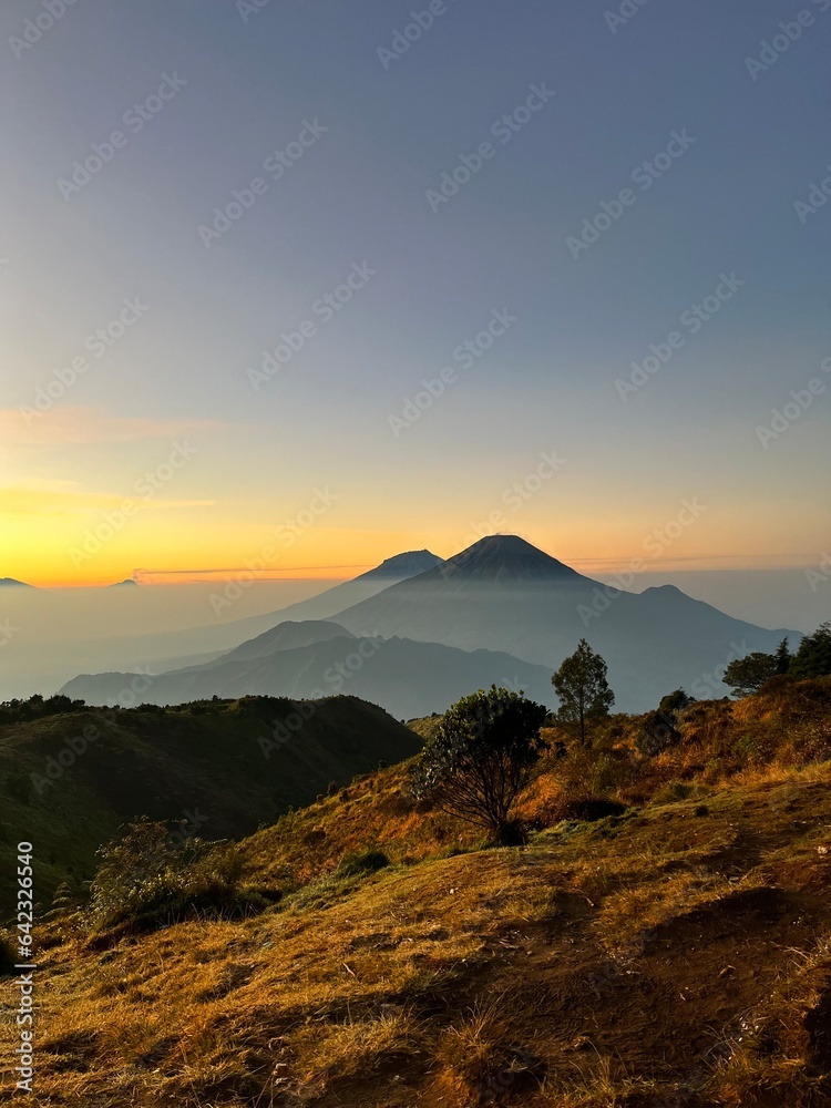 sunrise in the mountain