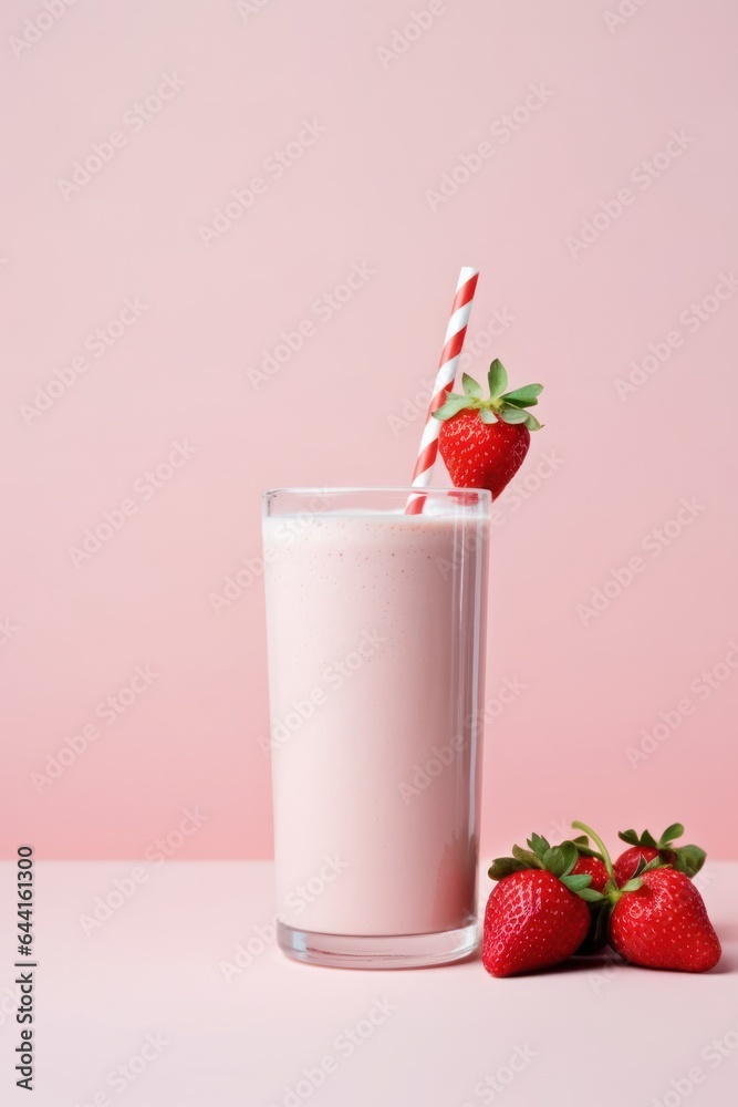 Strawberry protein shake