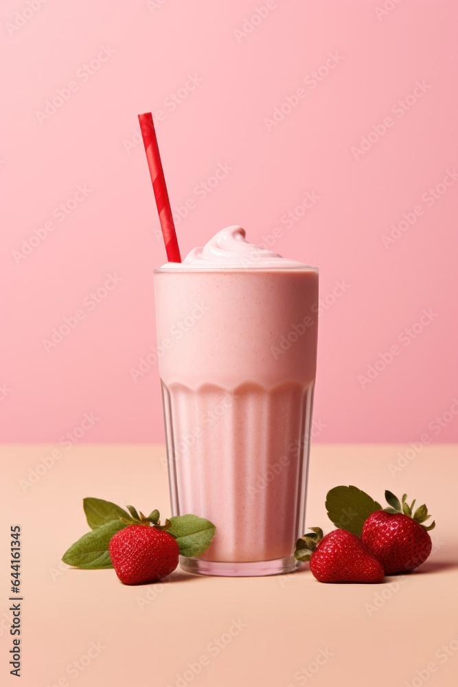 Strawberry protein shake