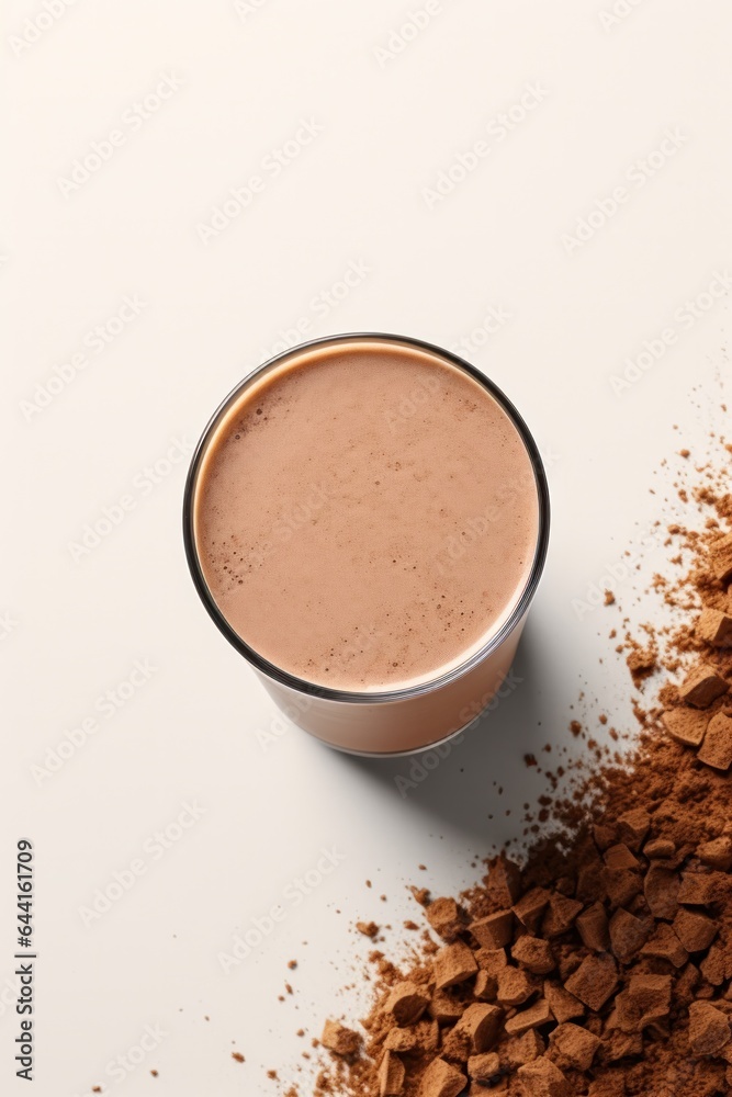 Chocolate protein shake